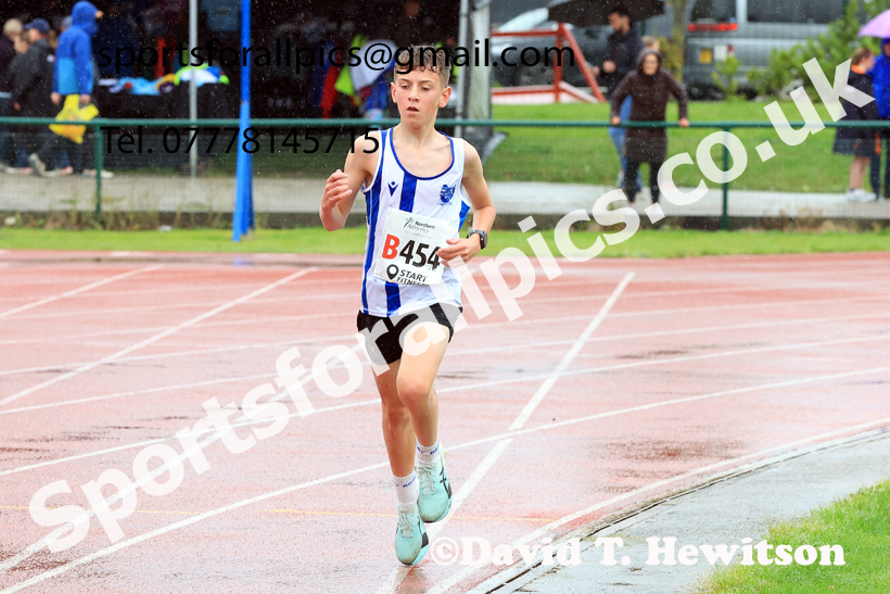 BBoys Under-15s 2025 Northern Athletics Autumn Road Relays, Leigh, Lancashire. Photo: David T. Hewitson/Sports for All Pics